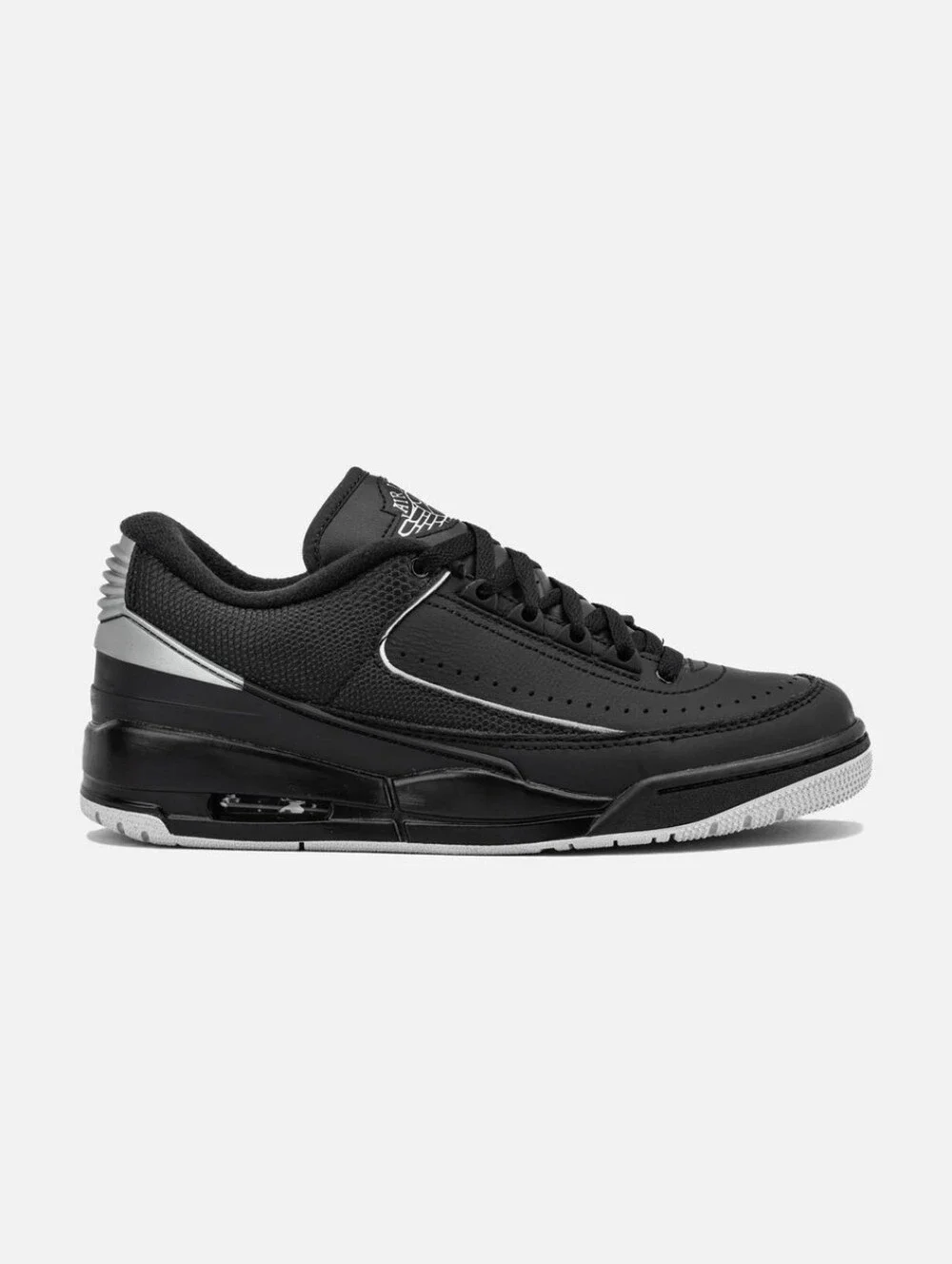Women's Air Jordan 2/3 'Black Metallic Silver'